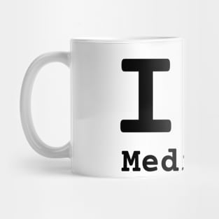 I Love Medicine | Stylized Heart Logo White Mug